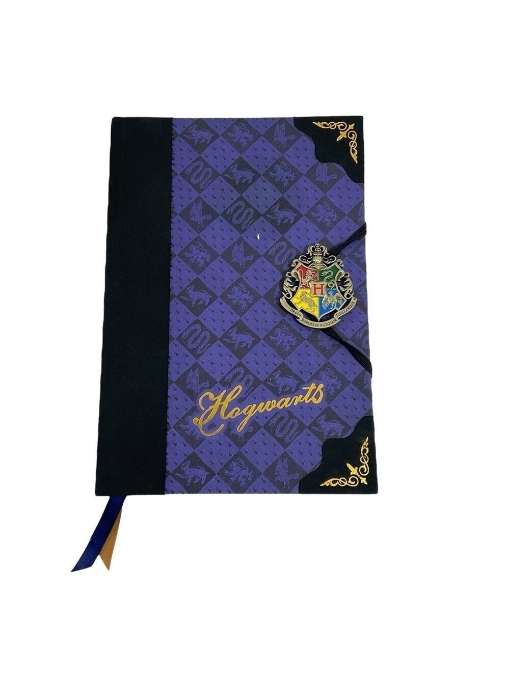 Harry Potter Hogwarts Warner Bros Lined Paper Journal with Die-Cast Metal Crest